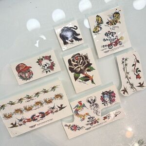 Ed Hardy Temporary Tattoos - Multicolor